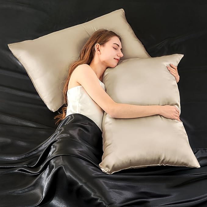 Mulberry Silk Pillowcase Set - King - 2 Pack - 2 Piece