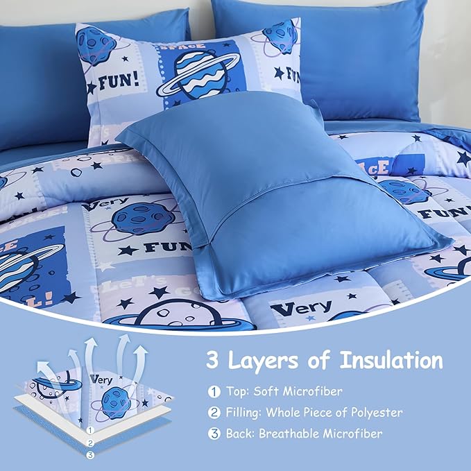 Comforter Set - Queen - 7 Piece