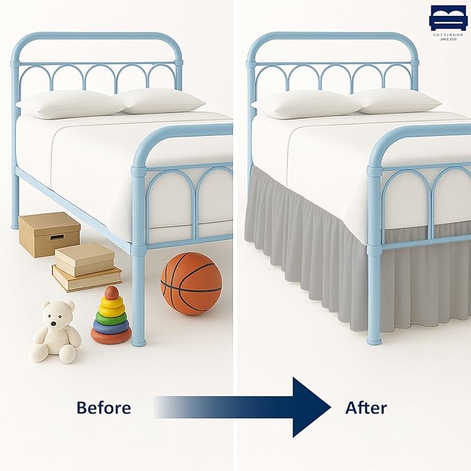 Microfiber Bed Skirt - Full - 24 in Drop
