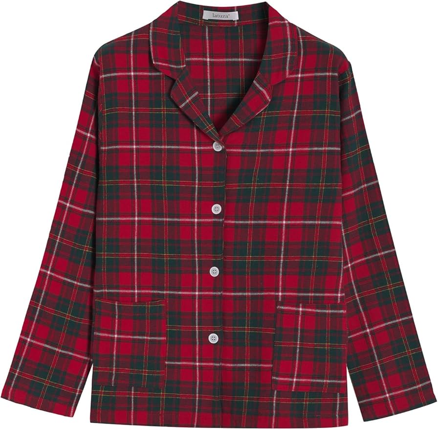 Women's Flannel Pajama Set - 2 Piece