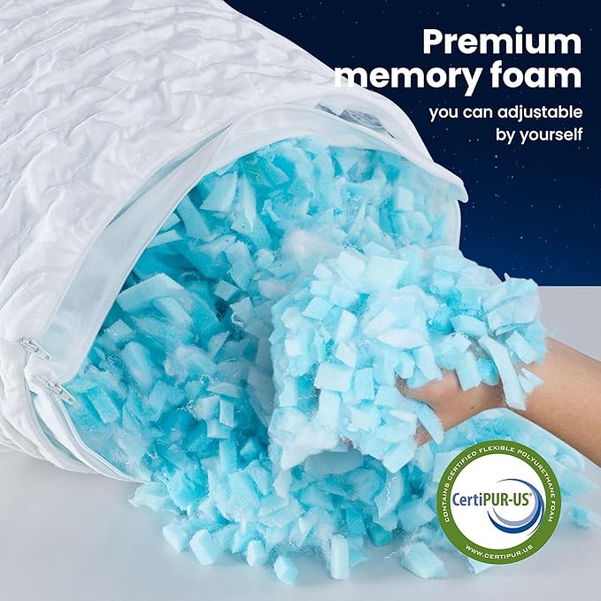 Memory Foam Cooling Bed Pillow