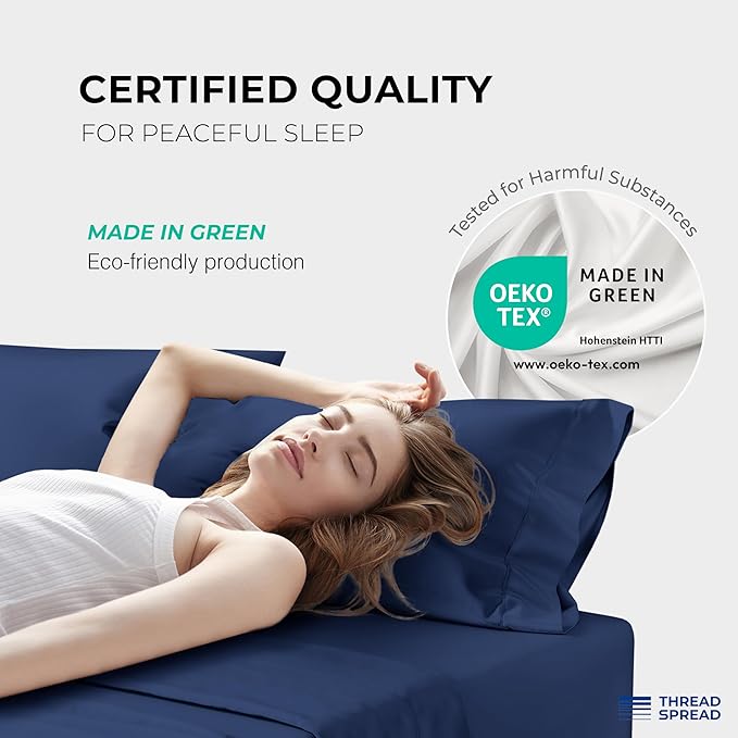 Bed Sheet Set - Queen - 17 in Deep Pocket - 4 Piece