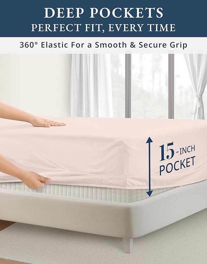 Linen Cooling Bed Sheet Set - Queen