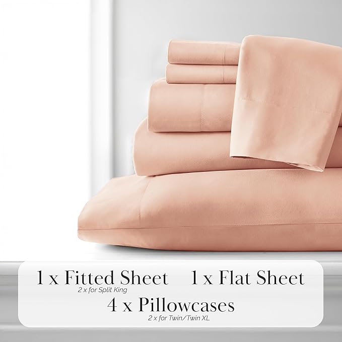 Bed Sheet Set - Queen - 6 Piece