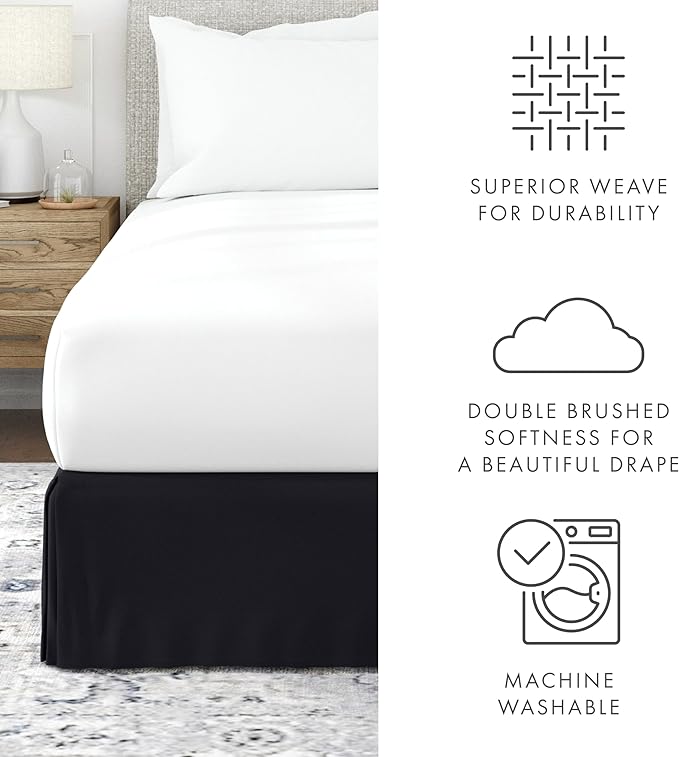 Linen Bed Skirt - King