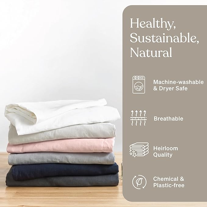 Linen Cooling Duvet Cover Set