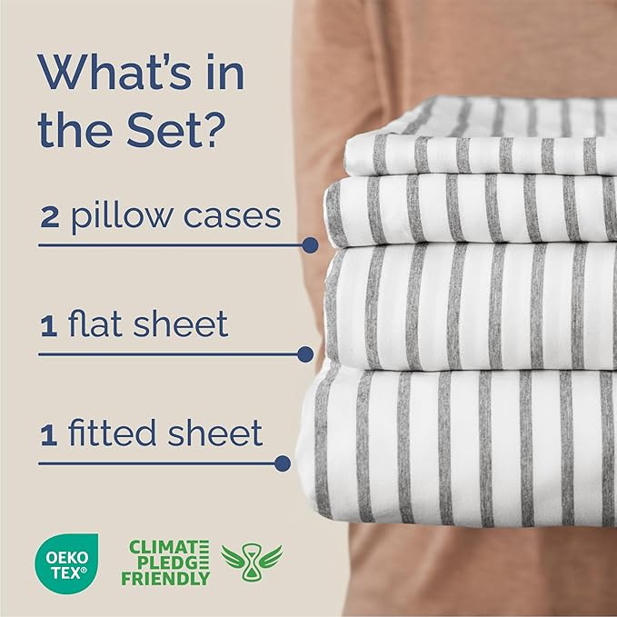 Cooling Bed Sheet Set - Queen - 4 Piece