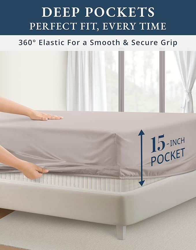 Linen Bed Sheet Set - King
