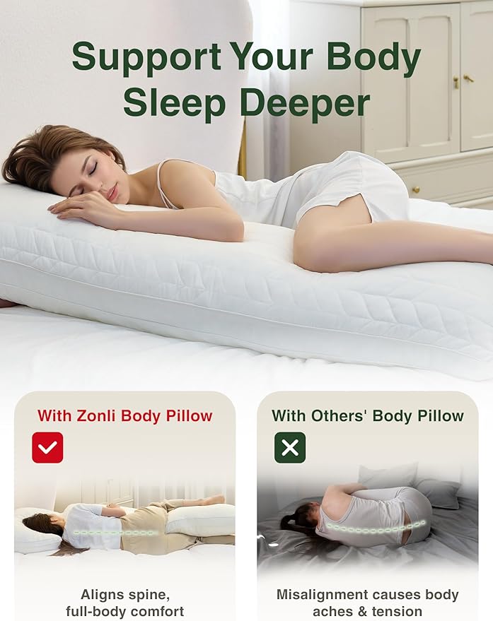 Bamboo Body Pillow - Full