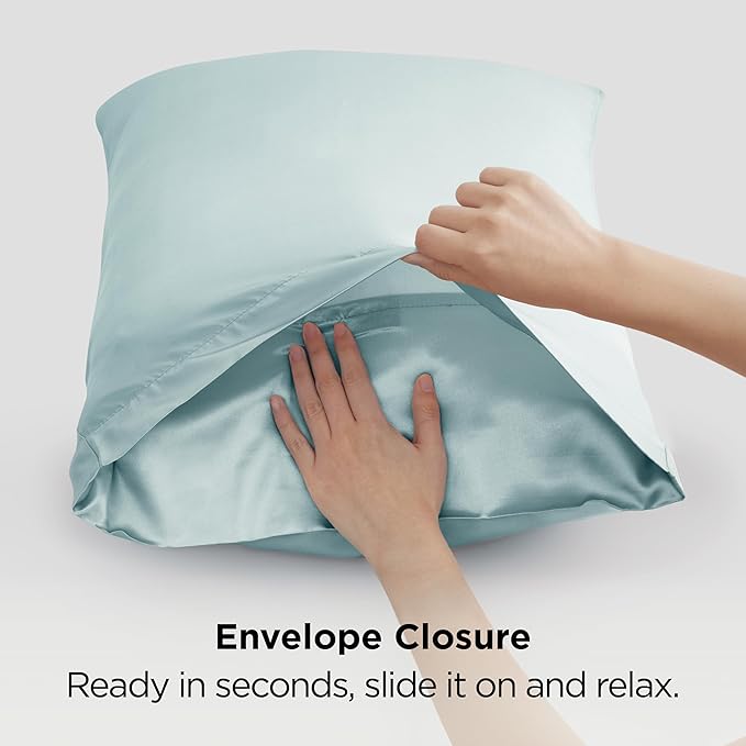 Satin Pillowcase Set - King - 20 x 36 in - 2 Piece