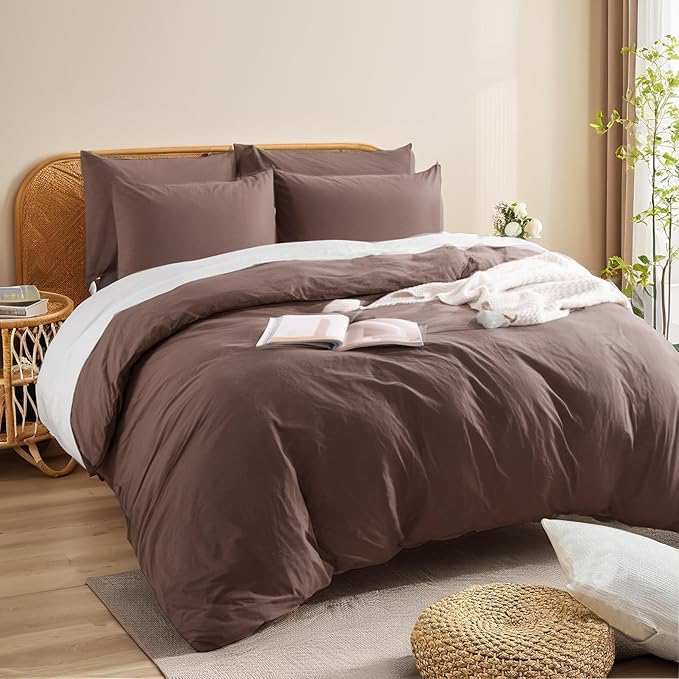 Linen Duvet Cover Set - King - 3 Piece