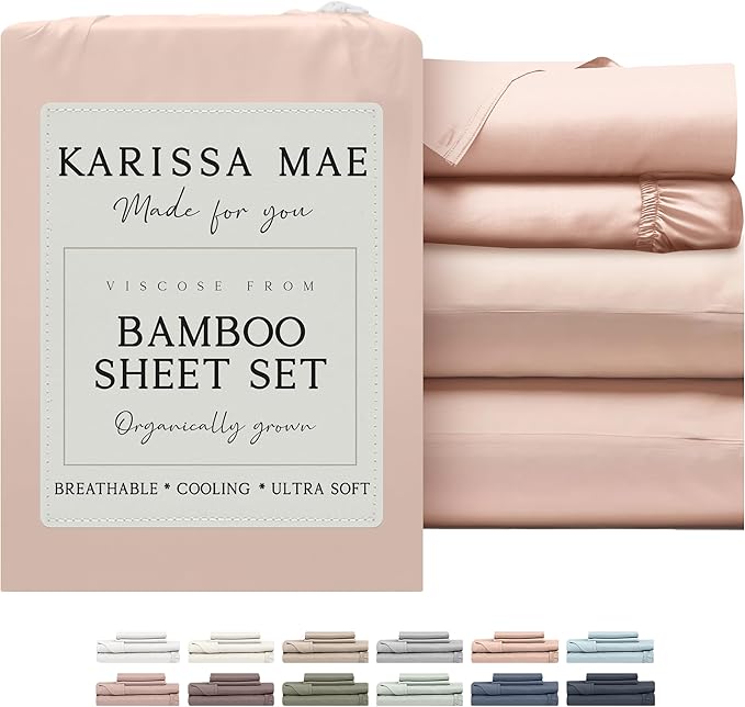 Bamboo Cooling Bed Sheet Set - King