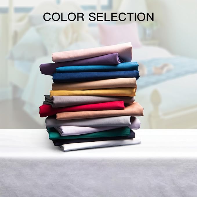 100% Cotton Pillowcase Set - Queen - 20 x 30 in - 2 Piece