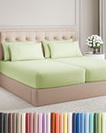Cooling Bed Sheet Set - Split King - 16 in Deep Pocket - 7 Piece