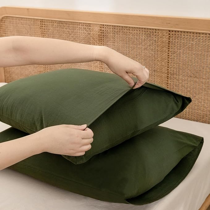 Linen Pillowcase Set - Queen - 20 x 30 in