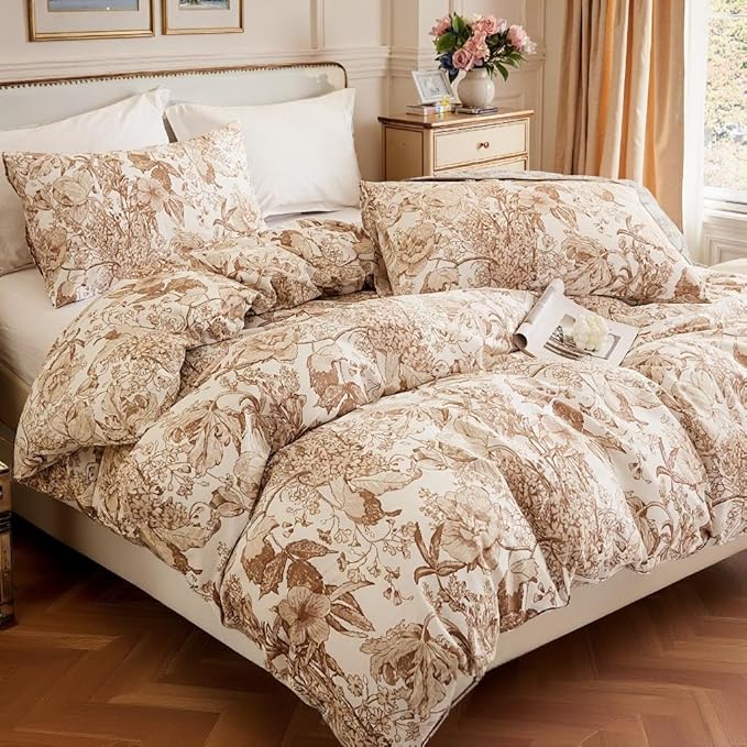 100% Cotton Duvet Cover Set - Queen - 3 Piece