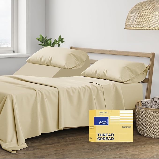 Cooling Bed Sheet Set - Split King - 16 in Deep Pocket - 5 Piece