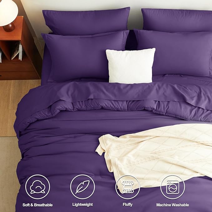 Down Alternative Comforter Set - King - 7 Piece