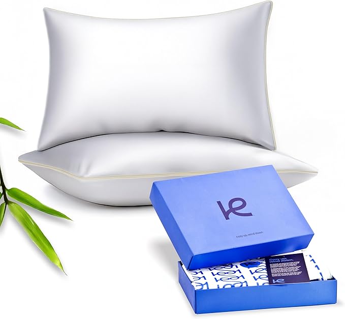 Bamboo Cooling Pillowcase Set - Queen - 2 Piece