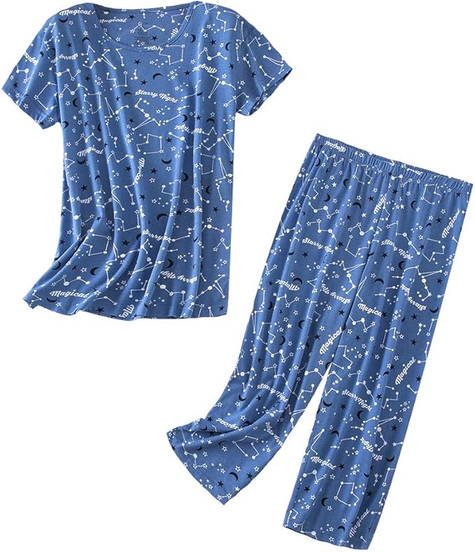 Women's Capri Pajama Set - 2 Piece