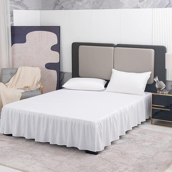 Microfiber Bed Skirt - King - 18 in Drop