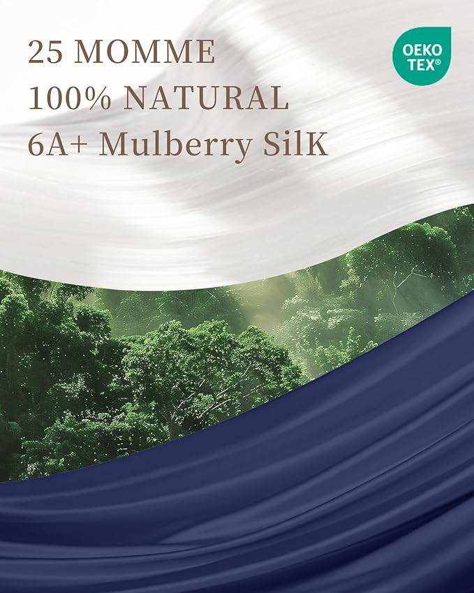Mulberry Silk Bed Sheet Set - Queen - 4 Piece