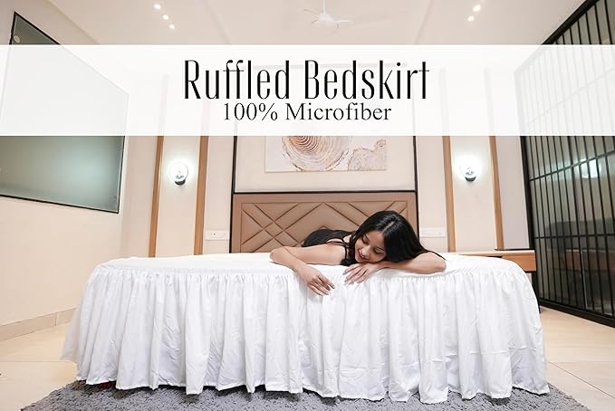 Microfiber Bed Skirt - Full - 15 in Drop