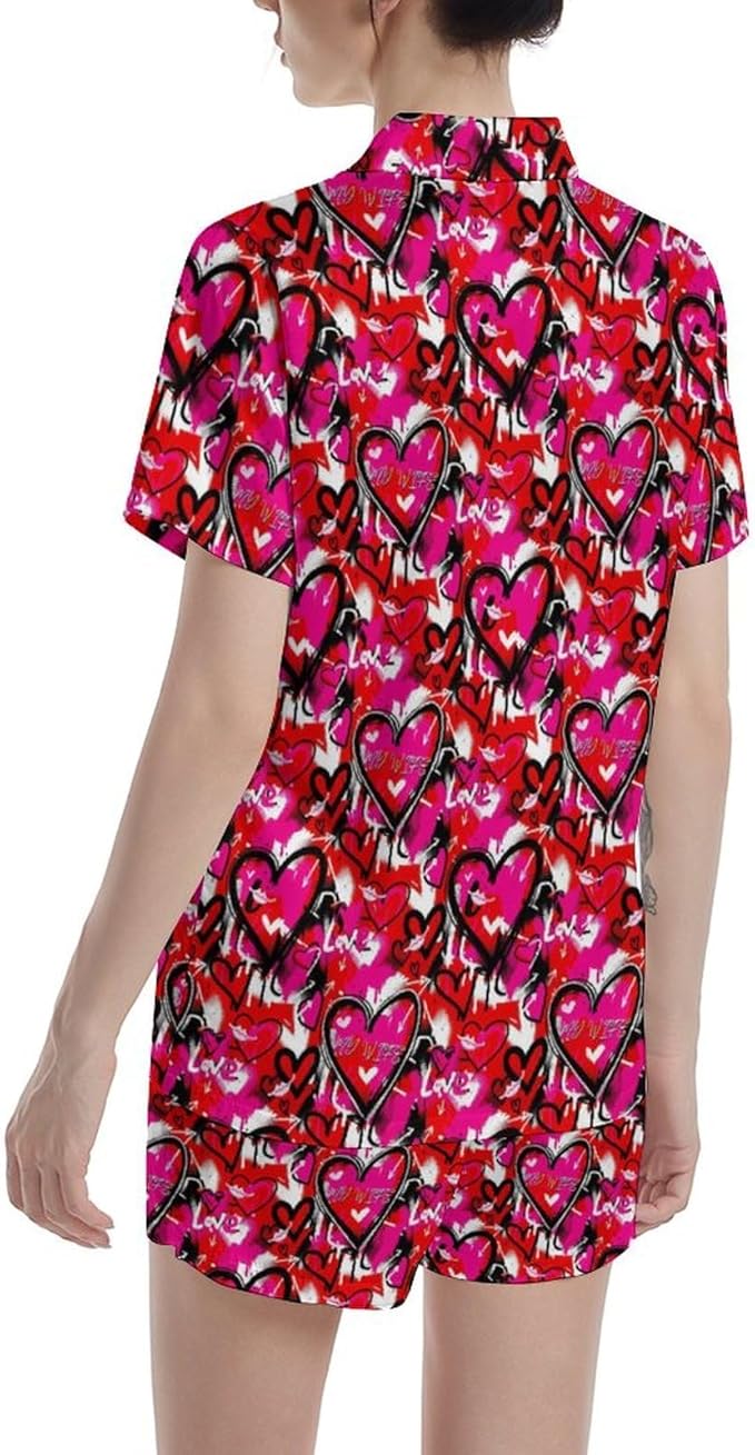 Women's Pajama Set - Short Sleeve - 2 Piece