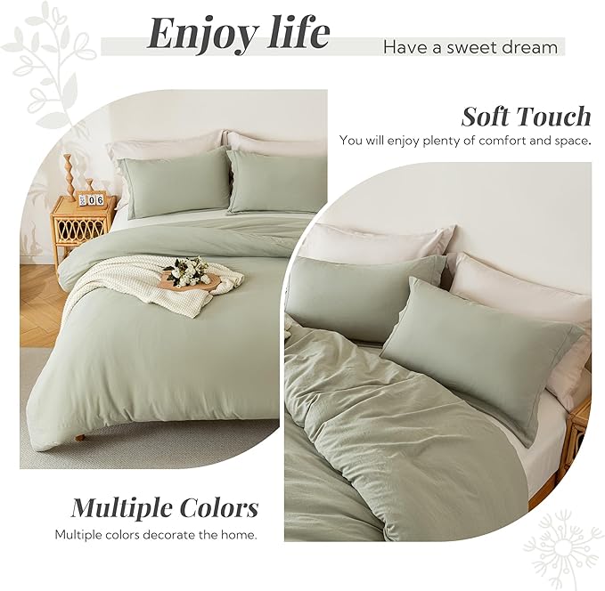 Microfiber Duvet Cover Set - 3 Piece