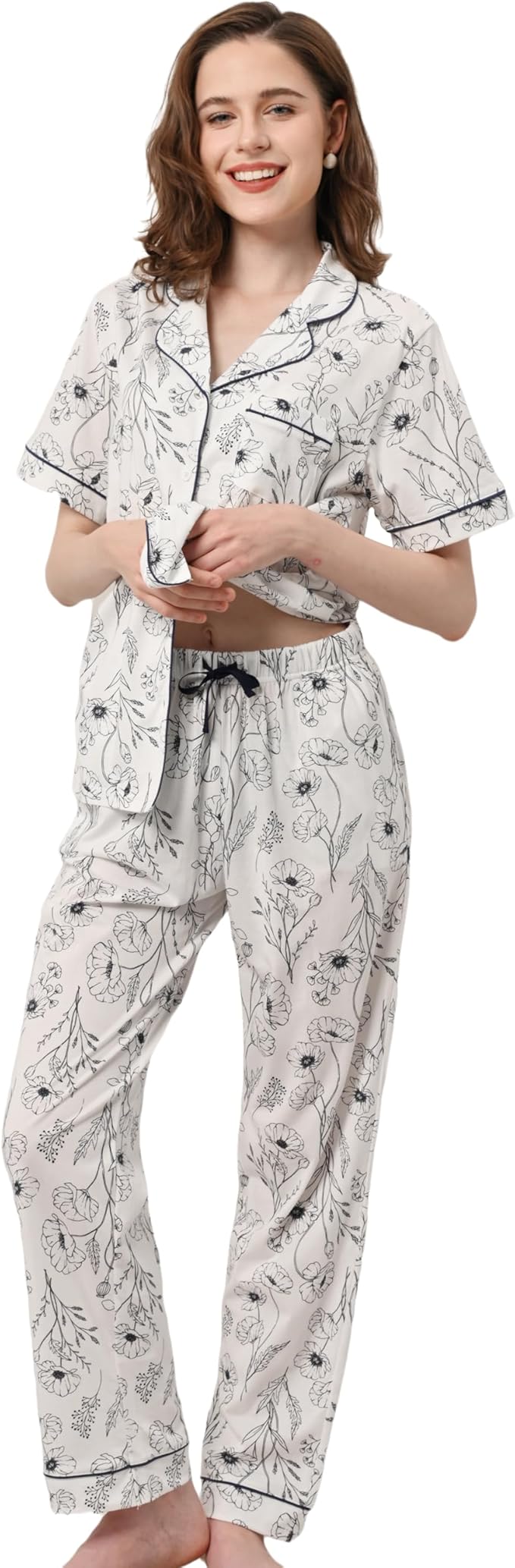 Women's 100% Cotton Pajama Set - 2 Piece