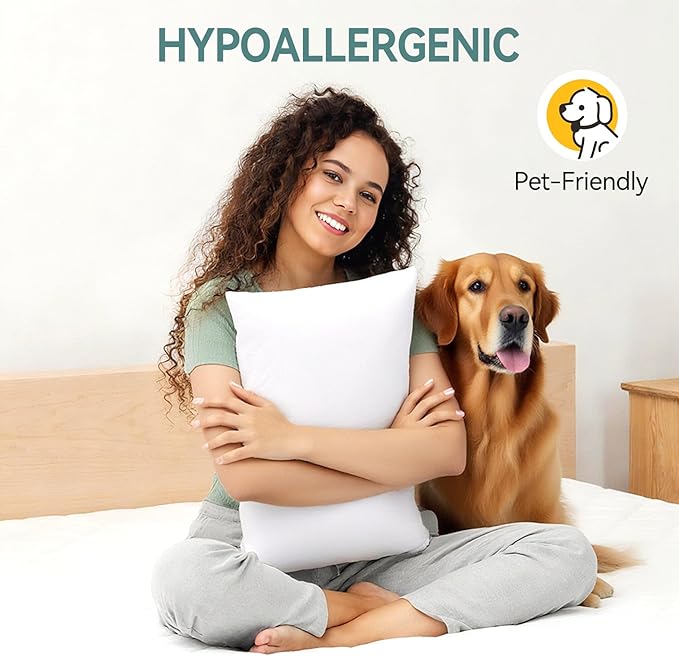 Hypoallergenic Pillow Insert - 12 x 20 in