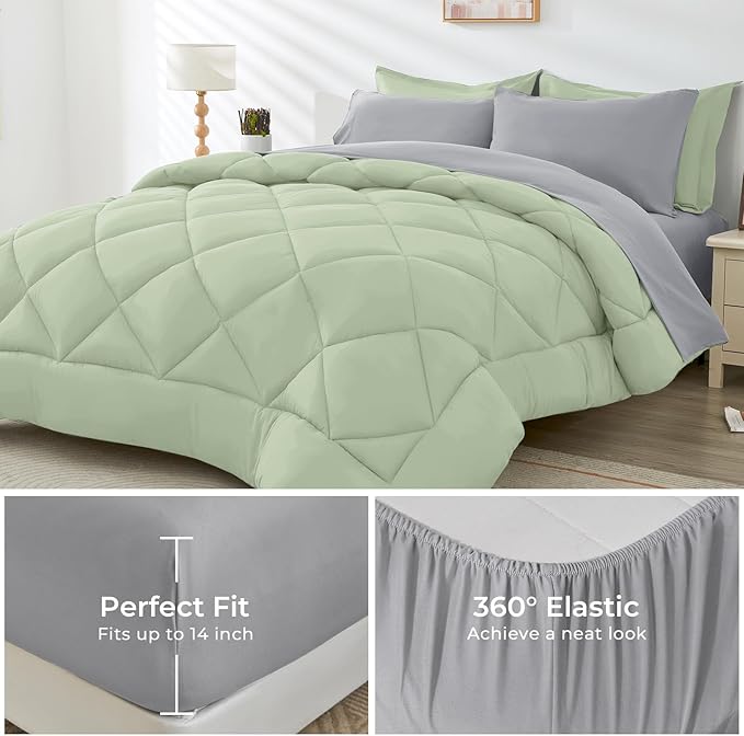 Comforter Set - King - 7 Piece