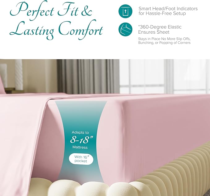 Linen Cooling Bed Sheet Set - Split King - 5 Piece