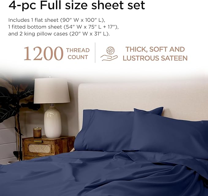 Bed Sheet Set - Full - 4 Piece