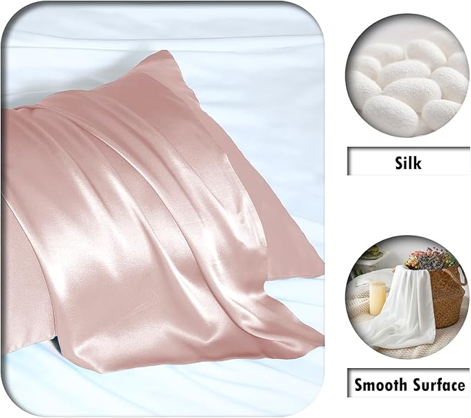 Satin Pillowcase Set - Queen - 2 Piece