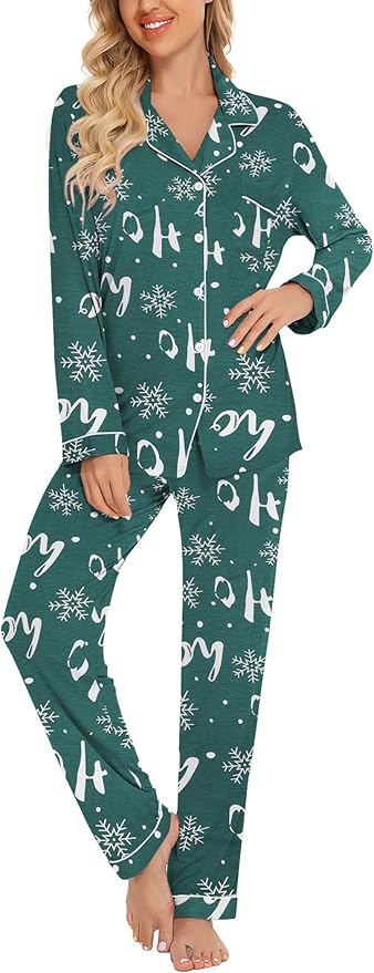 Women's Pants Pajama Set - Long Sleeve - 2 Piece