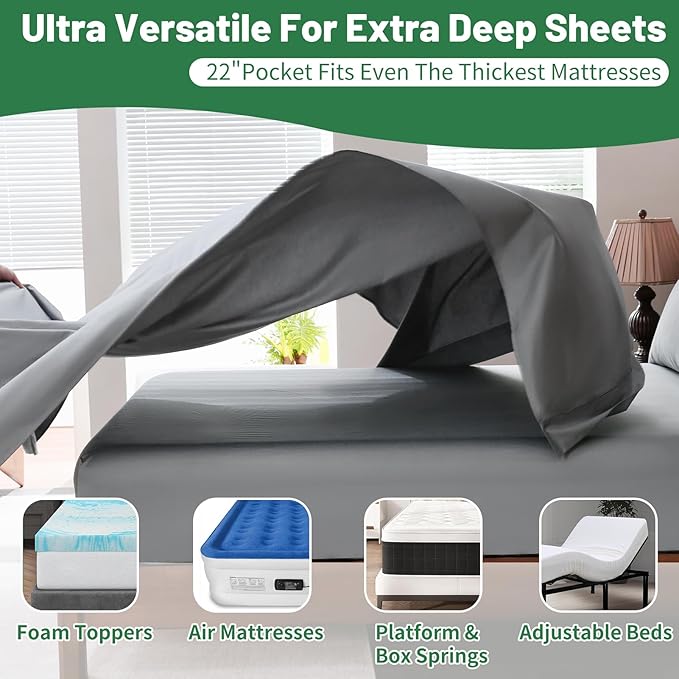 Bed Sheet Set - Queen - 4 Piece