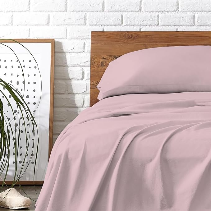 Linen Cooling Bed Sheet Set - Twin XL - 16 in Deep Pocket - 3 Piece