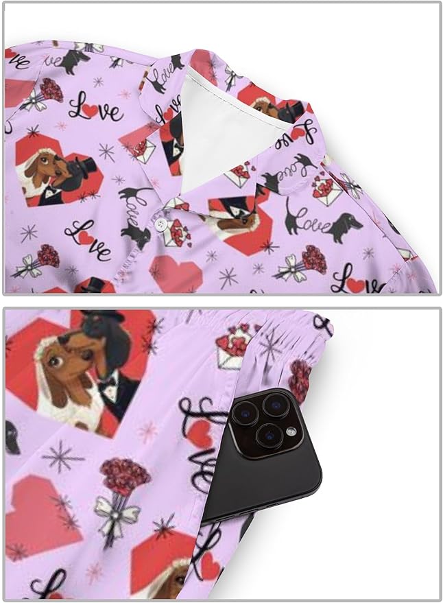Women's Pajama Set - Short Sleeve - 2 Piece