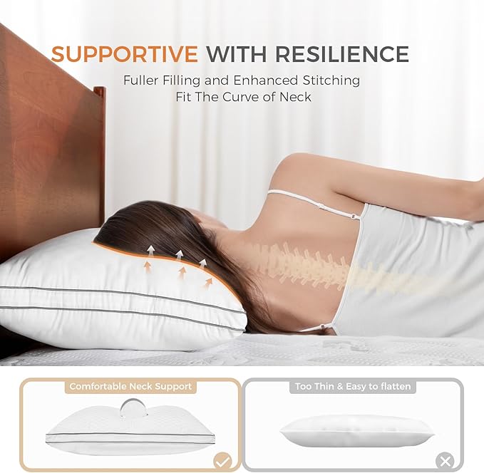 Bed Pillow - Standard - 2 Piece