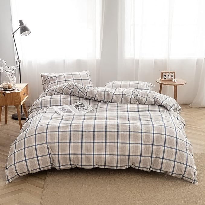Linen Duvet Cover Set - Twin