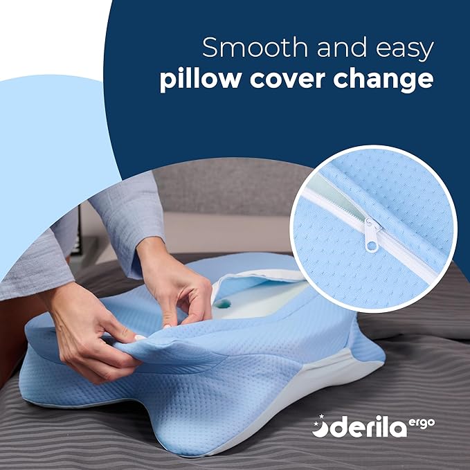 Memory Foam Bed Pillow - 21.25 x 14.17 x 4.72 in