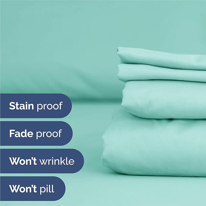 Cooling Bed Sheet Set - Split King - 16 in Deep Pocket - 7 Piece