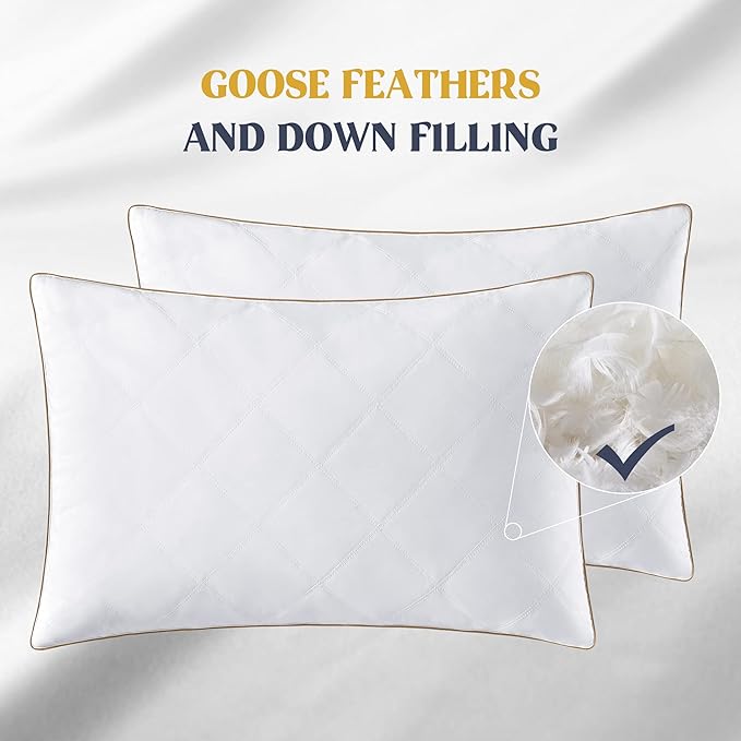 100% Cotton Bed Pillow - King