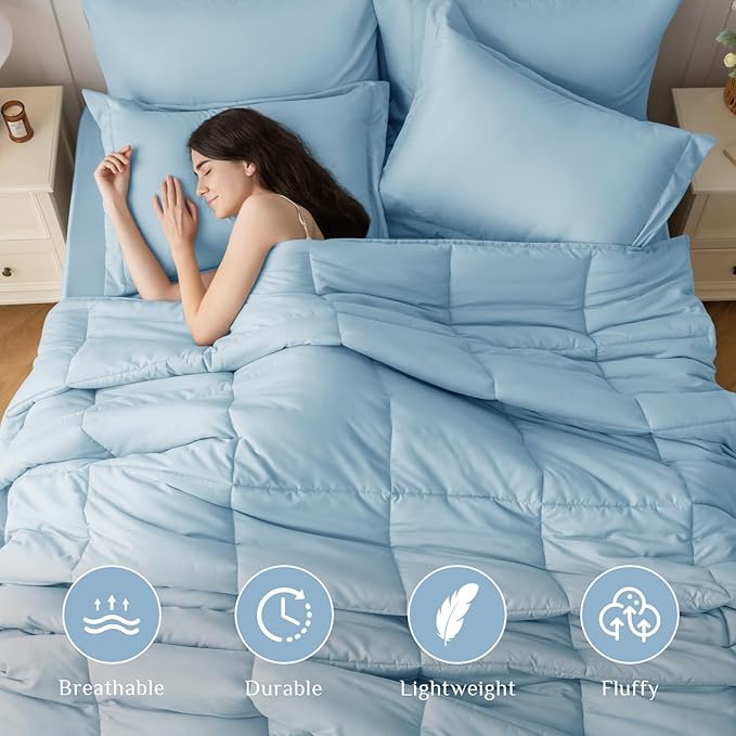 Down Alternative Comforter Set - California King - 7 Piece