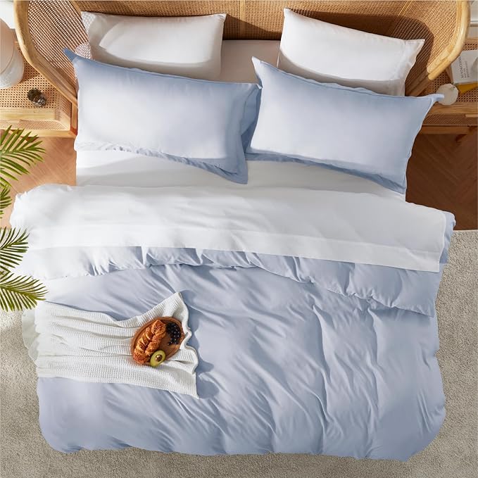 Duvet Cover Set - Queen - 90 x 90 in - 3 Piece