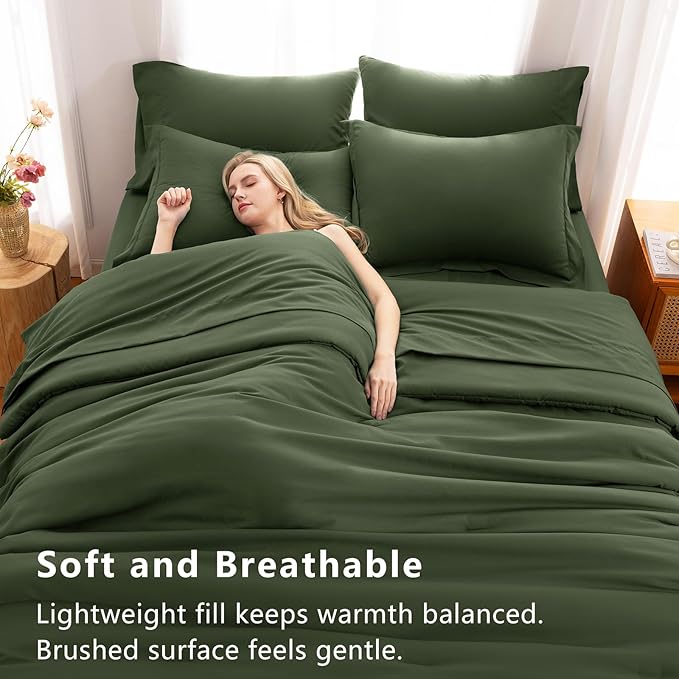 Down Alternative Comforter Set - Queen - 7 Piece