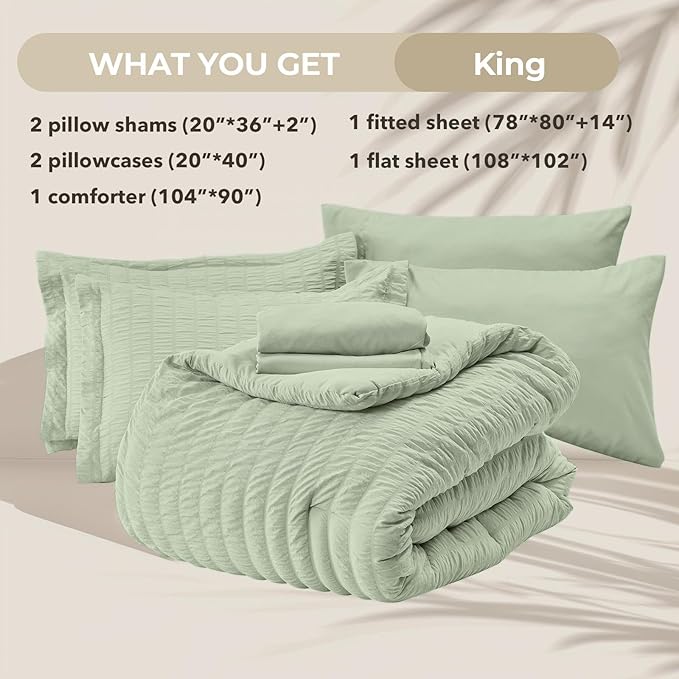 Comforter Set - King - 7 Piece