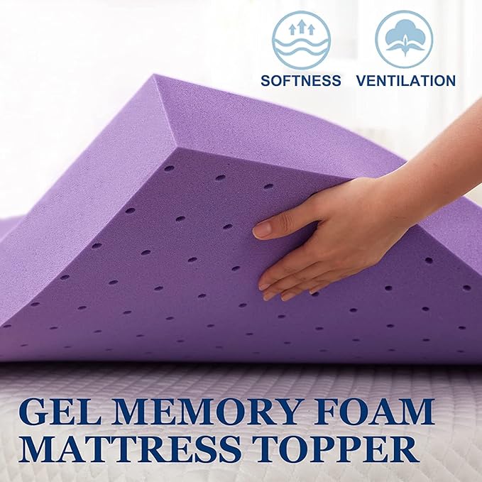 Memory Foam Mattress Topper - Twin