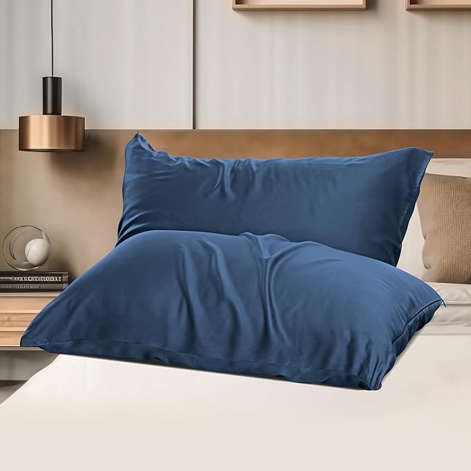 Bamboo Cooling Pillowcase Set - Queen - 2 Pack - 2 Piece